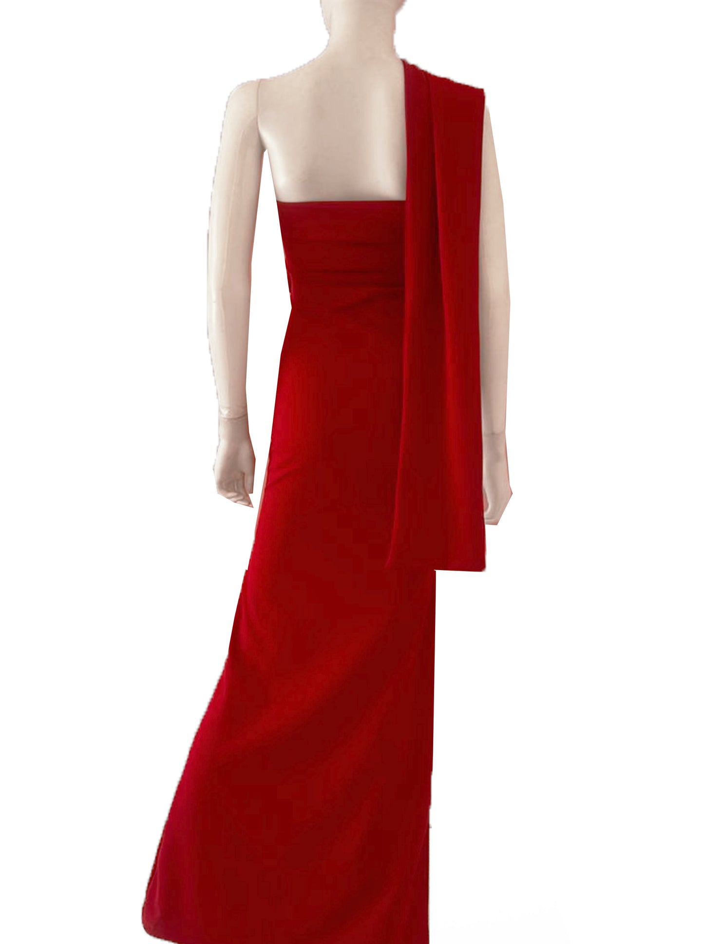 Vestido pieza cruzada rojo