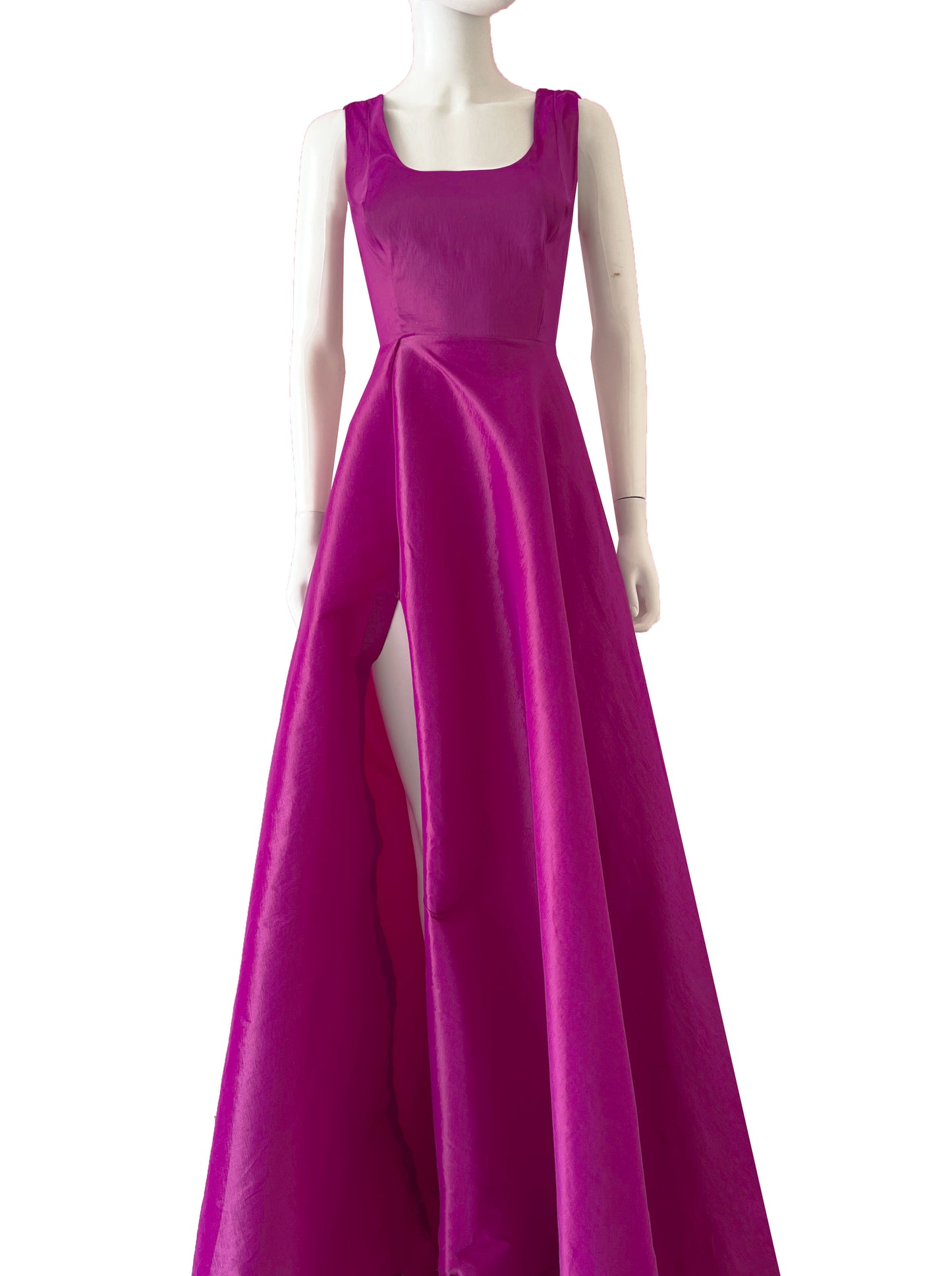Vestido escote cuadrado bugambilia.