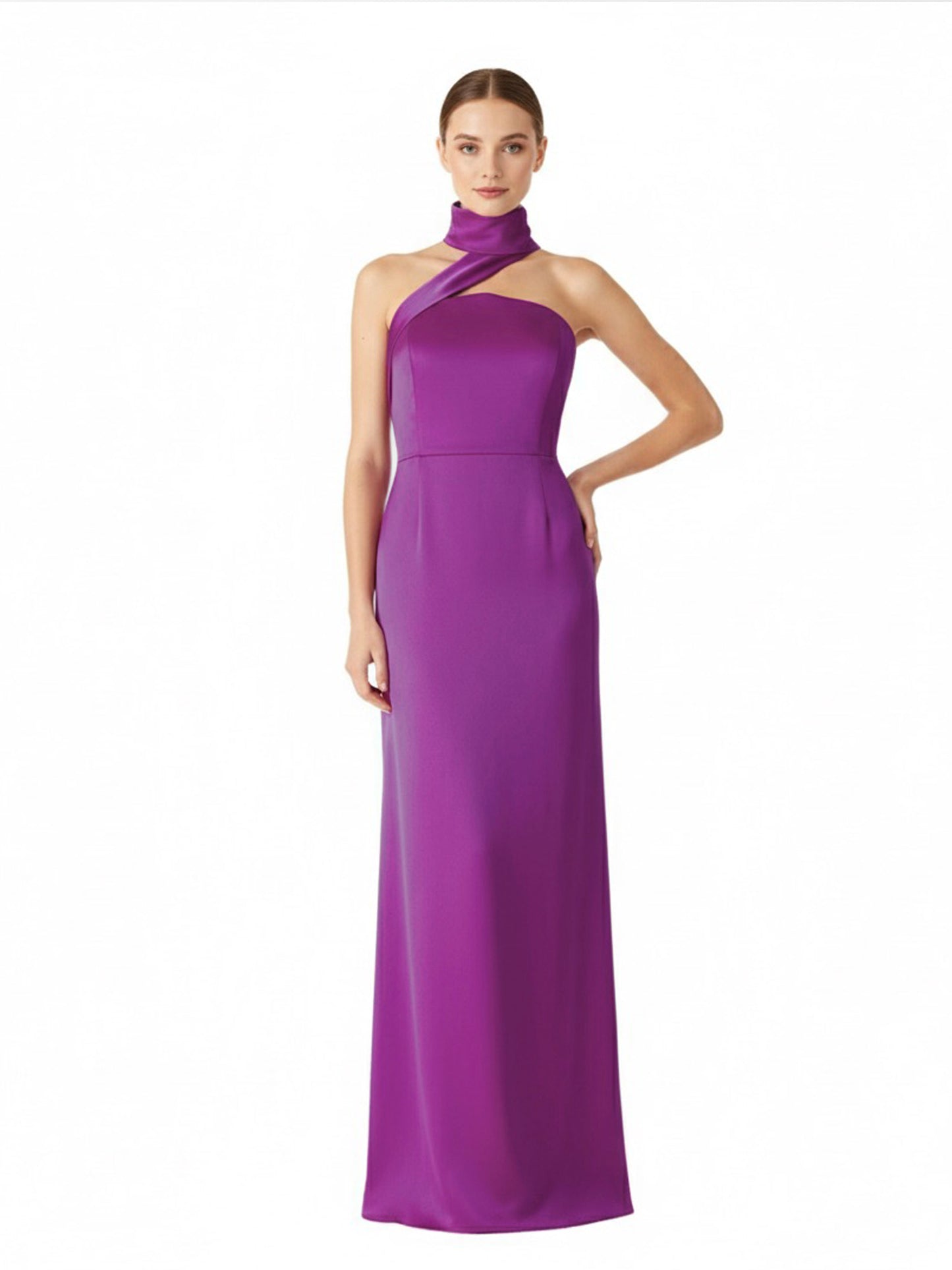 Vestido banda en cuello Bugambilia
