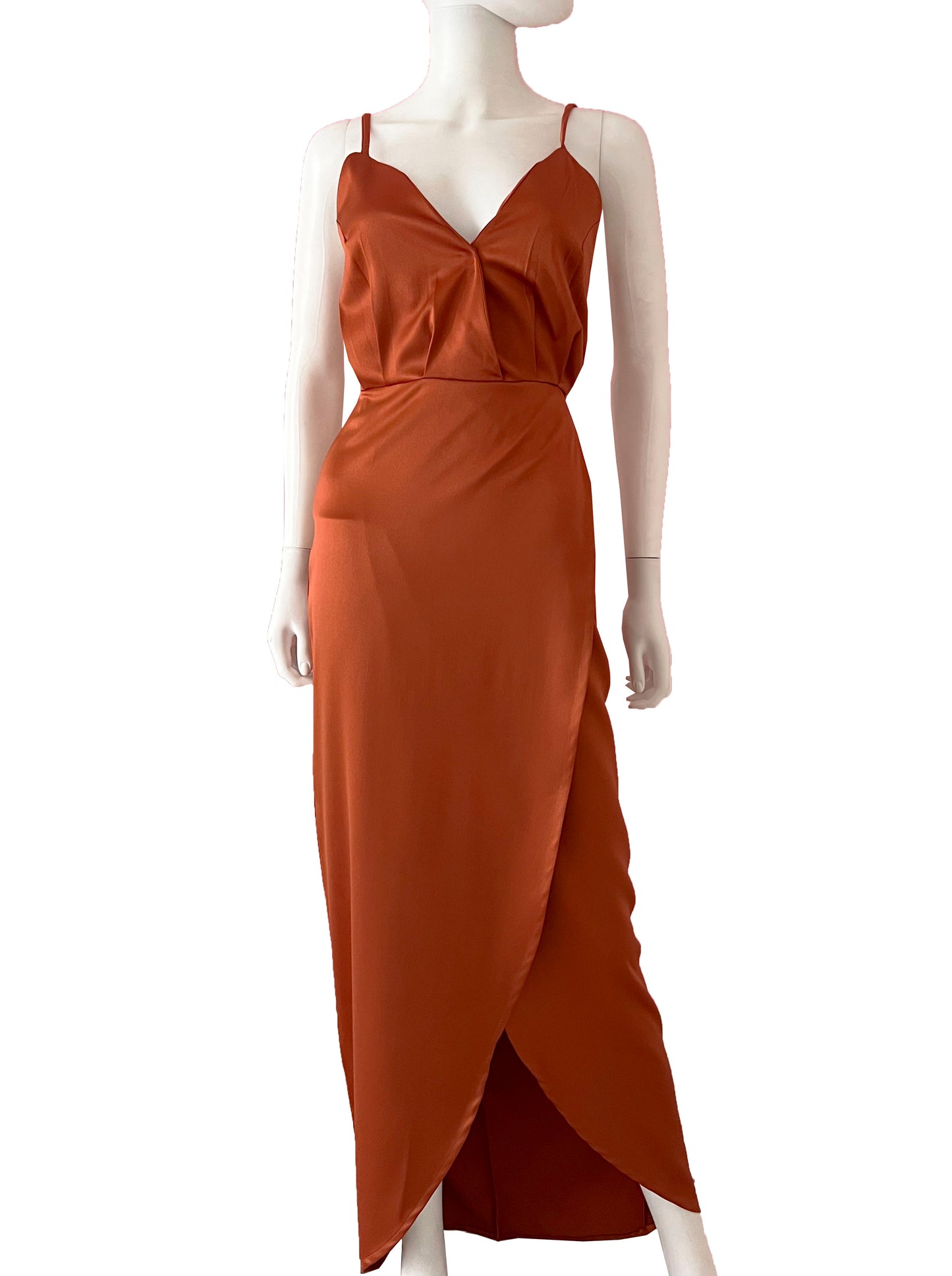 Vestido tirantes tulipán