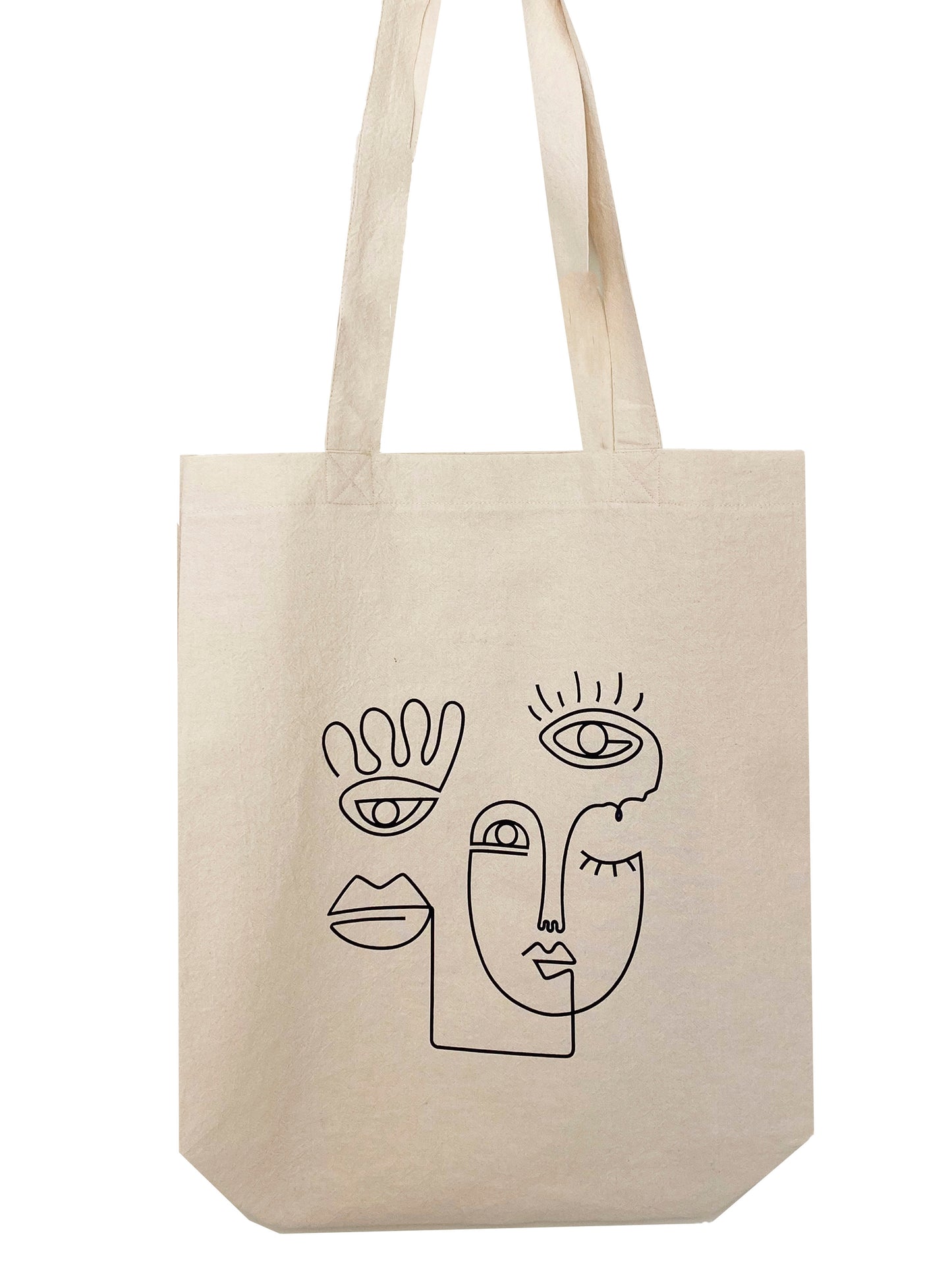 Bolso manta con ilustración.