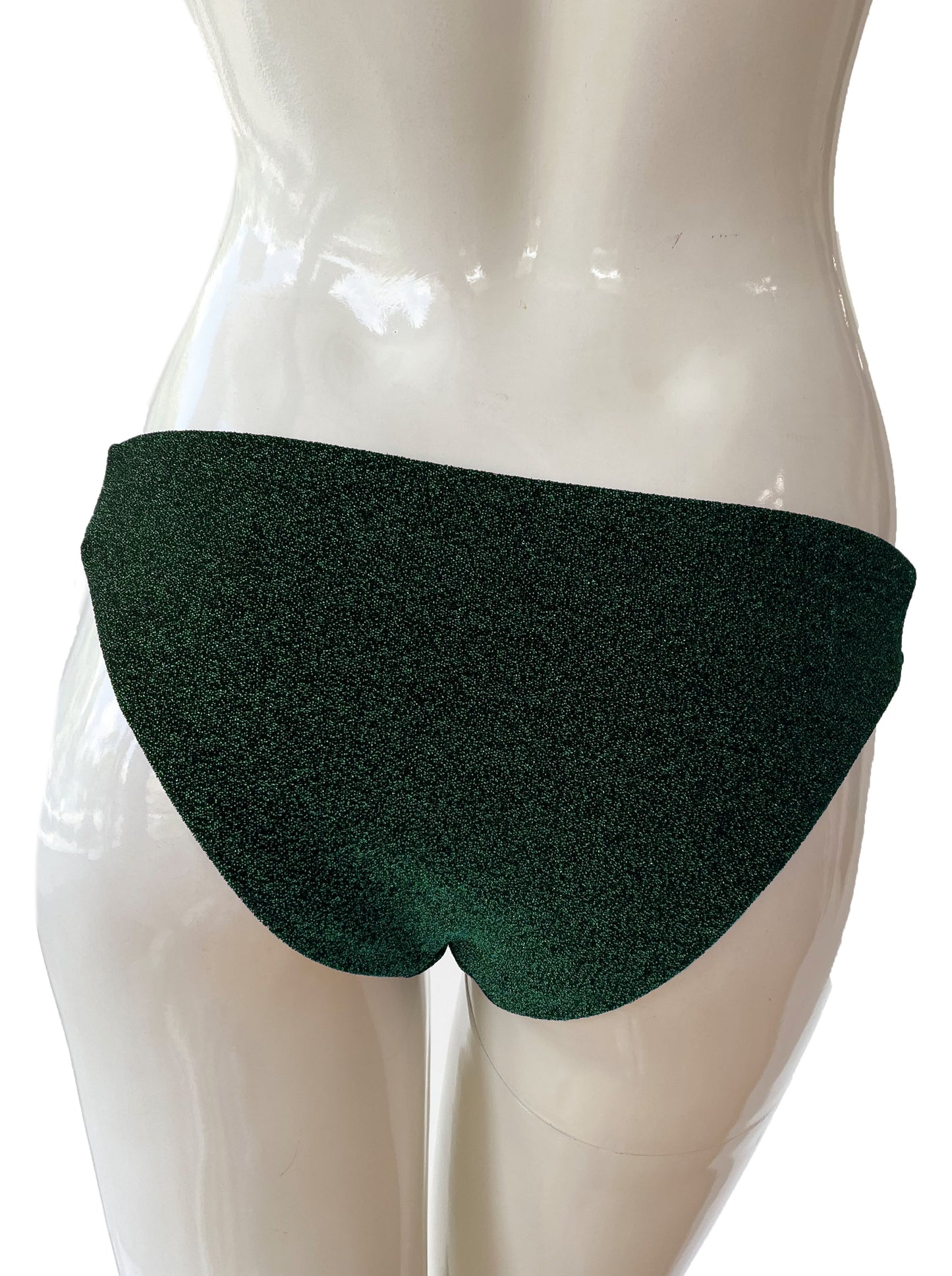 Bottom glitter verde.