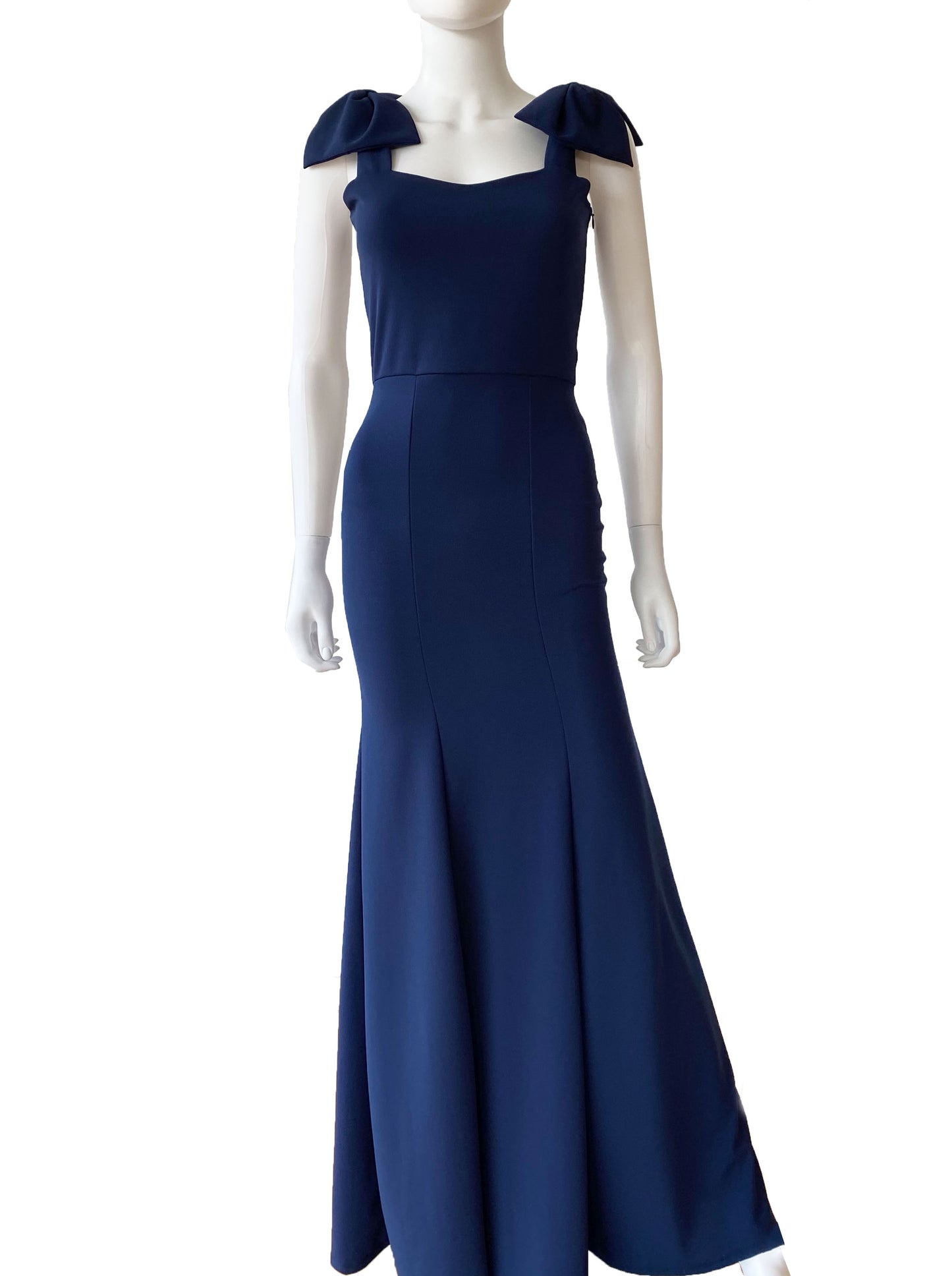 Vestido Moños azul marino