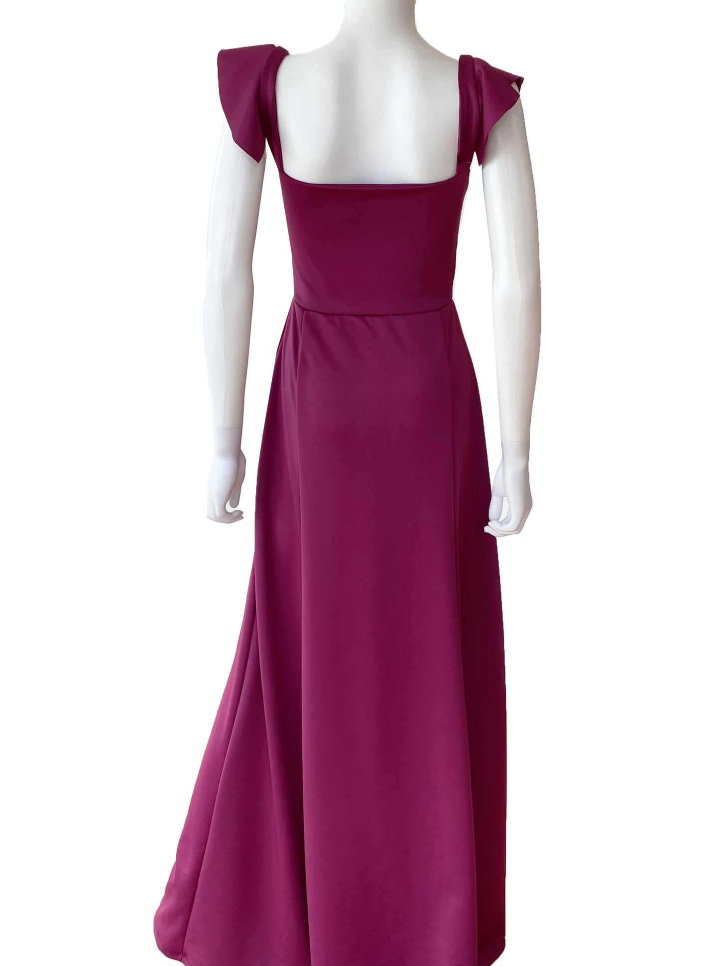 Vestido volantes en tirantes bugambilia.