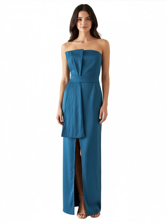 Vestido moño oversize azul