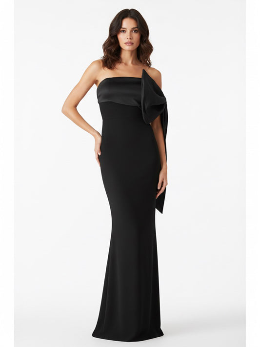 Vestido moño en brazo negro
