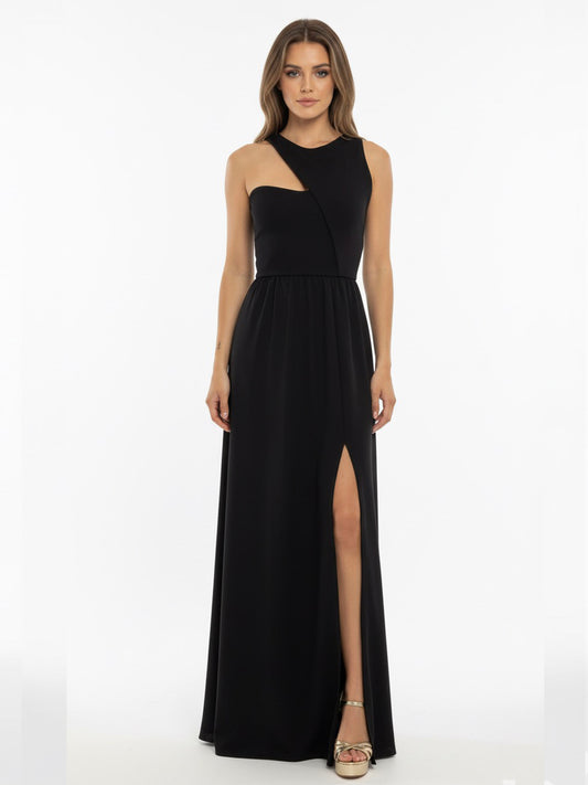 Vestido asimétrico negro
