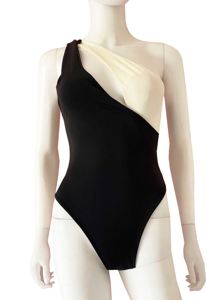 Monokini Escote bicolor.