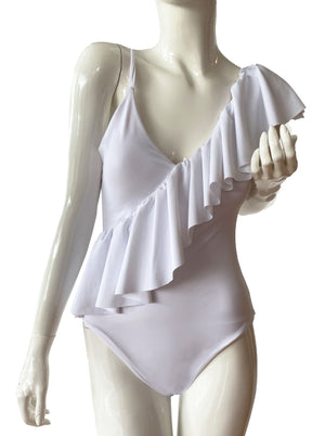 Monokini escarola blanco.