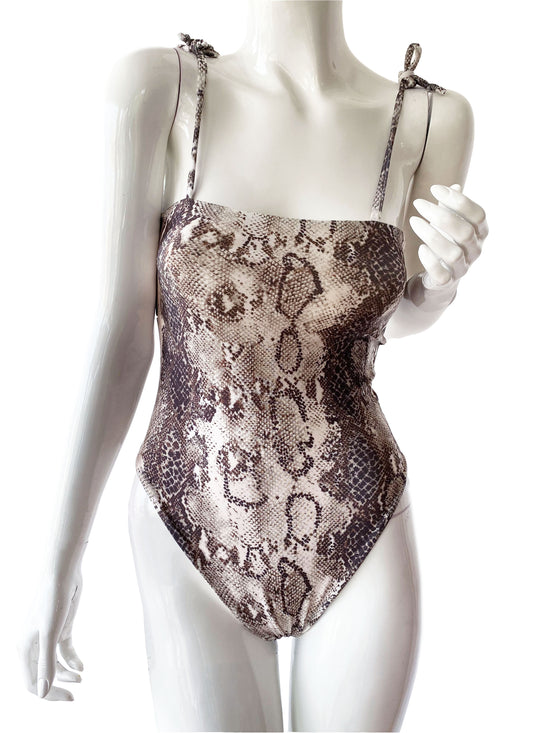 Monokini animal print.