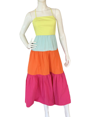 Vestido colores midi.